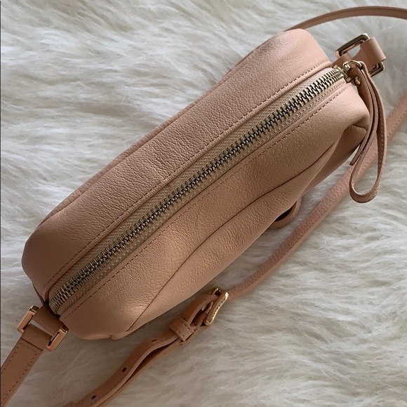 Cole Hann pink pebbled leather mini crossbody bag - Picture 5 of 14